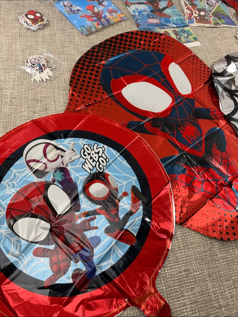 Spider-Man Party Decorations - Red & Black